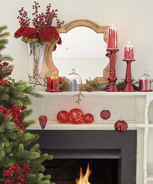 Red and Gold Christmas Decorating Trend