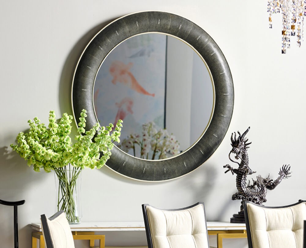 Shagreen Modern Mirror Design for Dining Room
