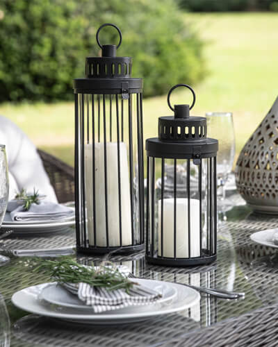 Stylish and Affordable Garden Lanterns by Pavilion Chic