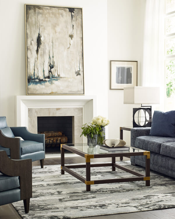 How to Arrange Wall Art Above a Fireplace