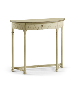 Streamer Gothic Painted Console Table