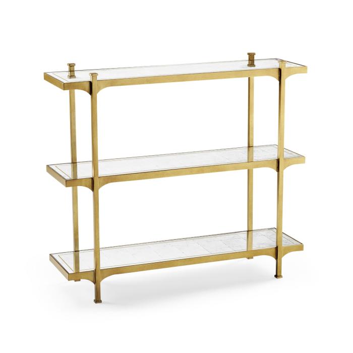 Jonathan Charles Etagere Contemporary Three-Tier - Gold 7