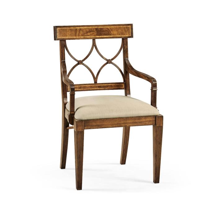 Jonathan Charles Dining Armchair Regency Arched Back - Mazo 6