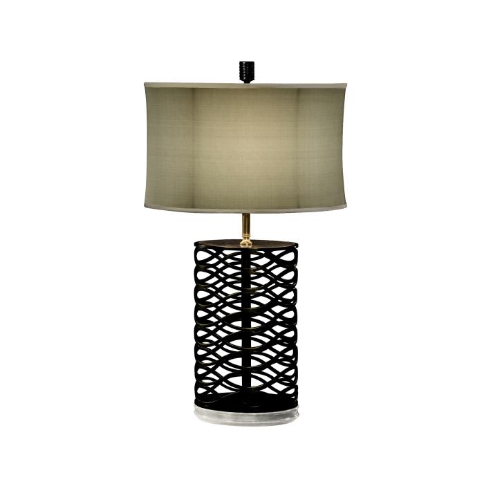 Jonathan Charles Table Lamp Interlaced - Bronze 2