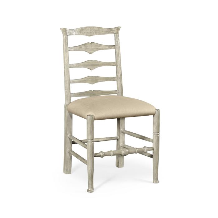 Jonathan Charles Dining Chair Rustic Ladder Back in Mazo - Rustic Grey 4