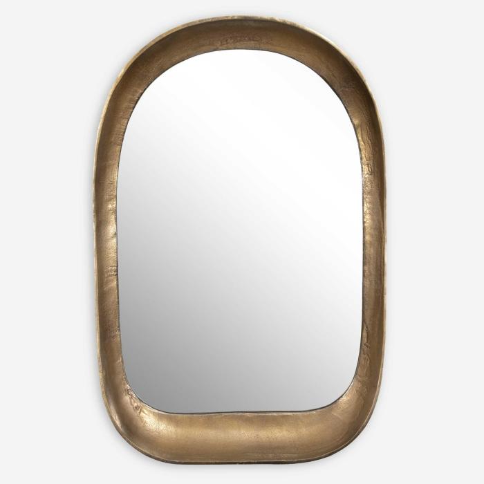 Uttermost Bradano Brass Arch Mirror  1