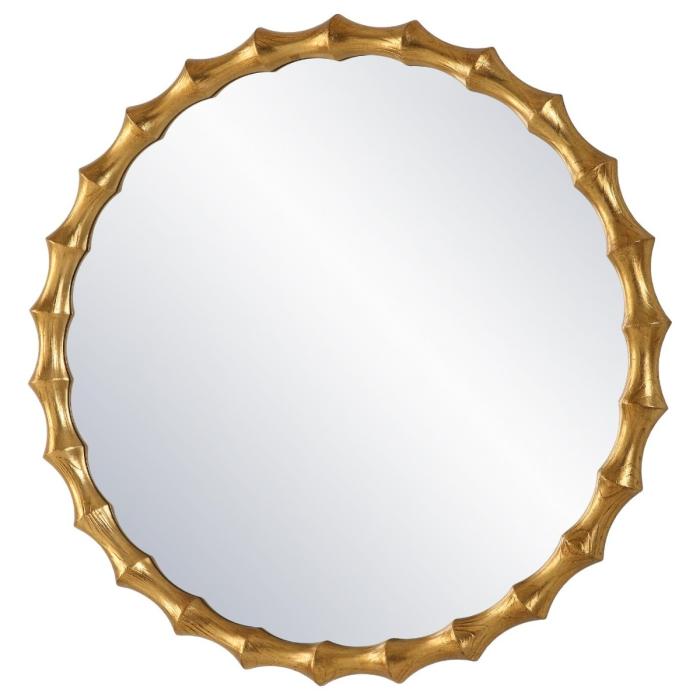 Uttermost Nacala Round Gold Mirror 1