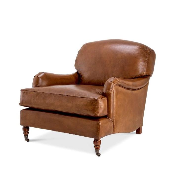 Eichholtz Chair Highbury Estate - Tobacco Leather 1