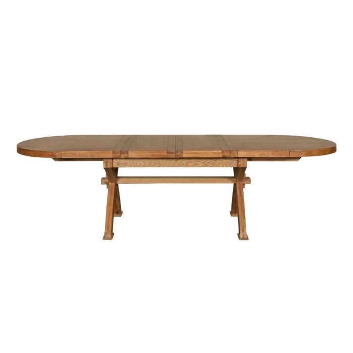 Windermere Oval Extending Dining Table with X Leg 1