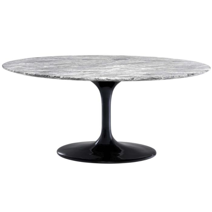 Eichholtz Solo Oval Dining Table - Grey 1