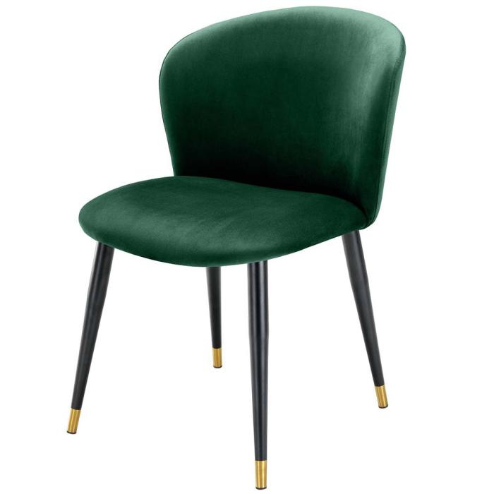Eichholtz Dining Chair Volante in Green Velvet 1