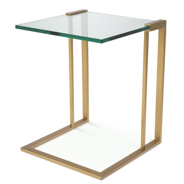Eichholtz Perry Side Table in Brushed Brass 1