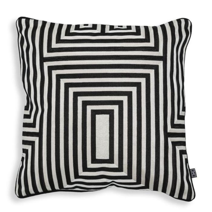 Eichholtz Spray Cushion in Black & White 1