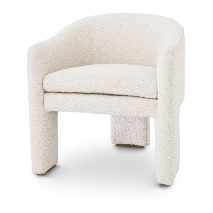 Eichholtz Pebbles Chair in Bouclé cream 1