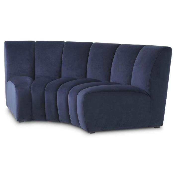 Eichholtz Lando Modular Sofa in Blue Velvet - Corner 1