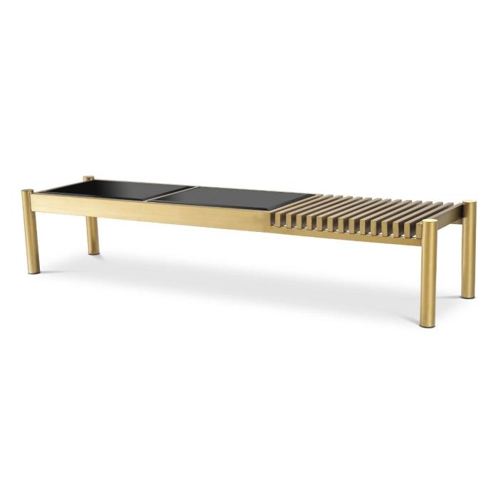 Eichholtz Bibi Coffee Table in Brushed Brass 1