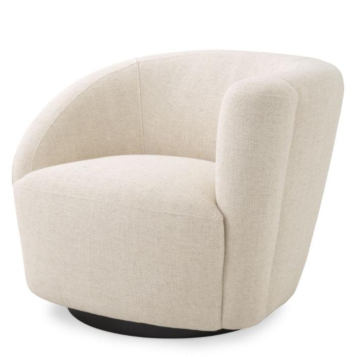 Eichholtz Colin Swivel Chair in Pausa Natural - Right 1