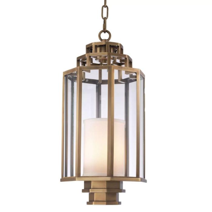 Eichholtz Monticello Ceiling Lantern Small in Brass 1