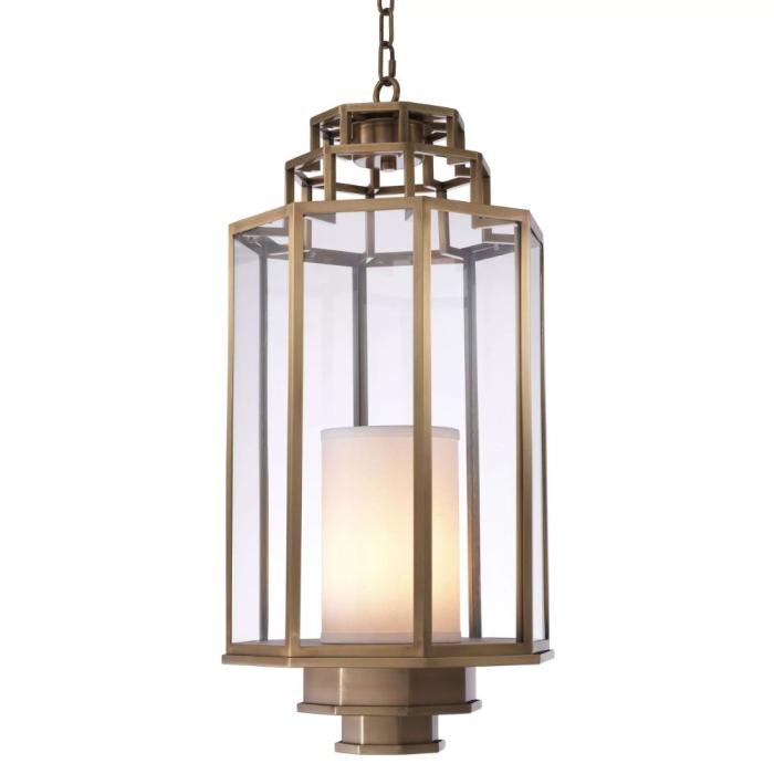 Eichholtz Monticello Ceiling Lantern Medium in Brass 1