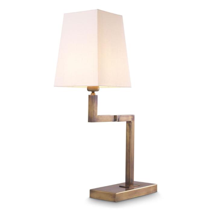 Eichholtz Cambell Swing Arm Table Lamp in Brass 1
