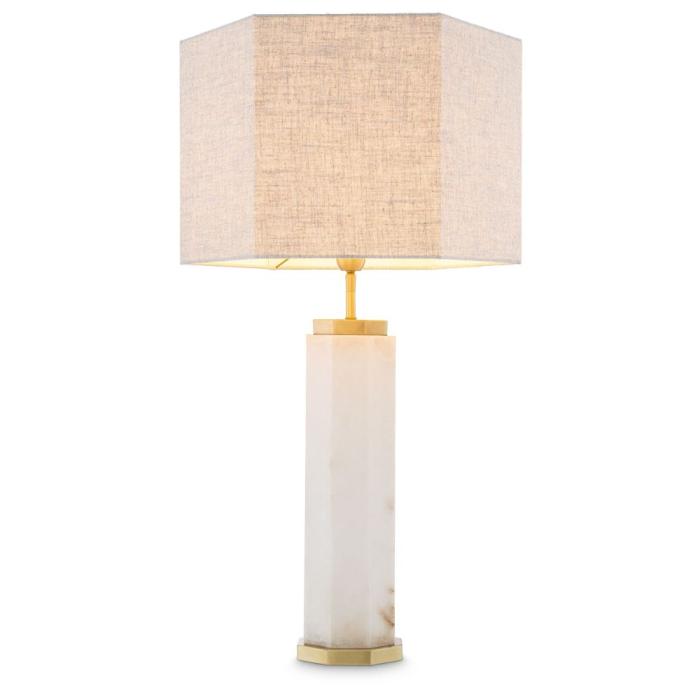 Eichholtz Newman Table Lamp in Alabaster 1