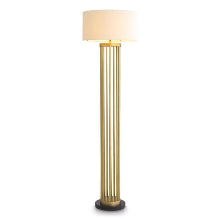 Eichholtz Condo Floor Lamp with Boucle Shade 1