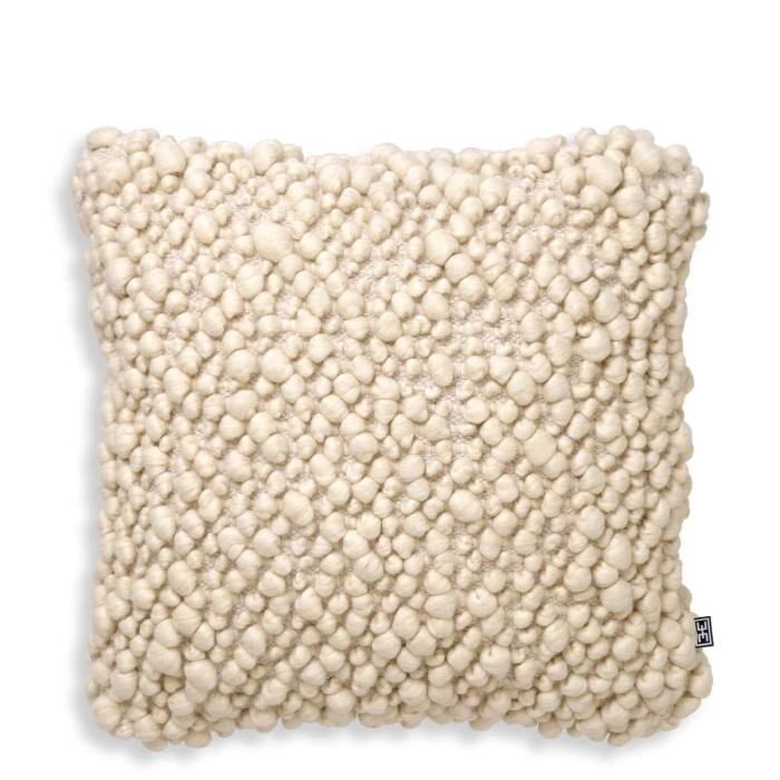 Eichholtz Wool Mix Cushion Schillinger in Ivory- Small 1