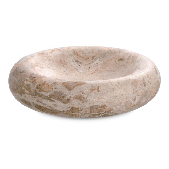 Eichholtz Bowl Lizz Brown Marble Large 1