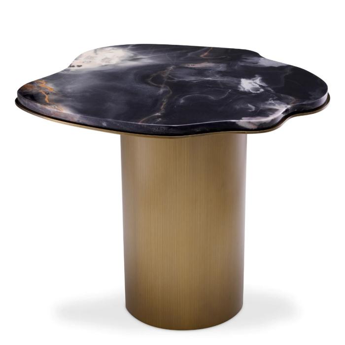Eichholtz Side Table Shapiro black marble 1