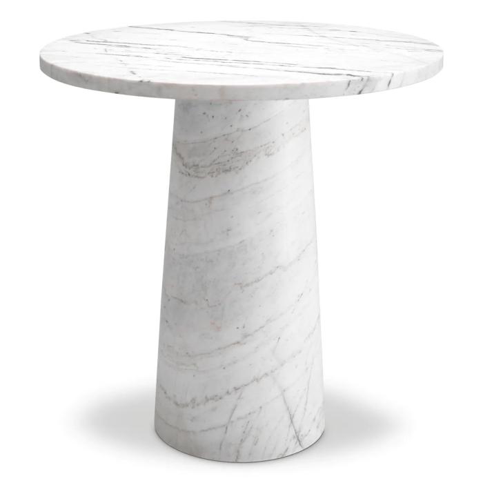 Eichholtz Side Table Terry White Marble 1