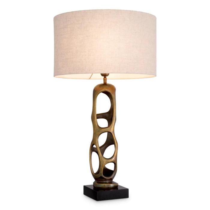 Eichholtz Table Lamp Kearny in Vintage Brass Finish 1