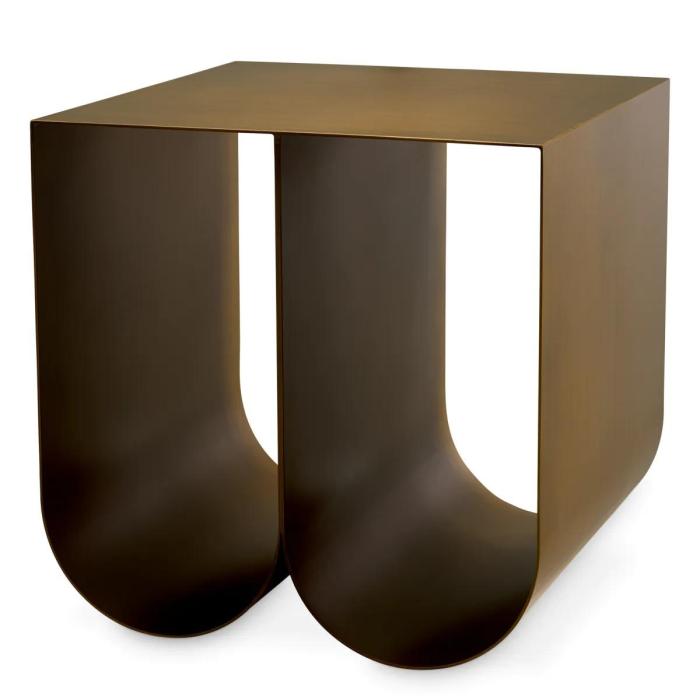Eichholtz Side Table Rafaello with Brushed Brass Finish 1