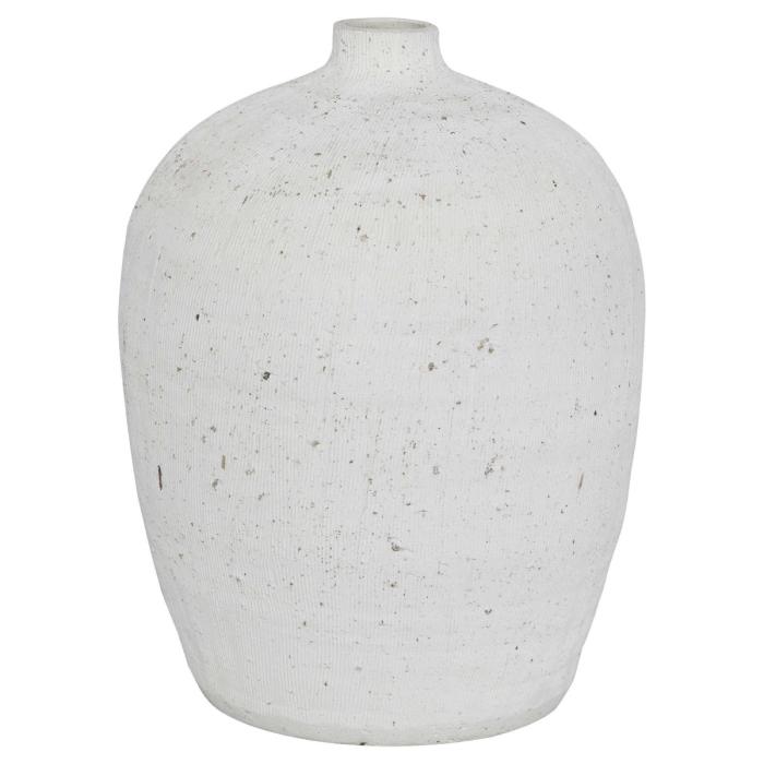 Uttermost Floreana Medium White Vase 1