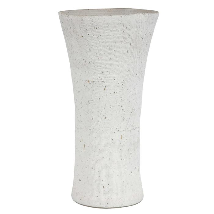 Uttermost Floreana Tall White Vase 1