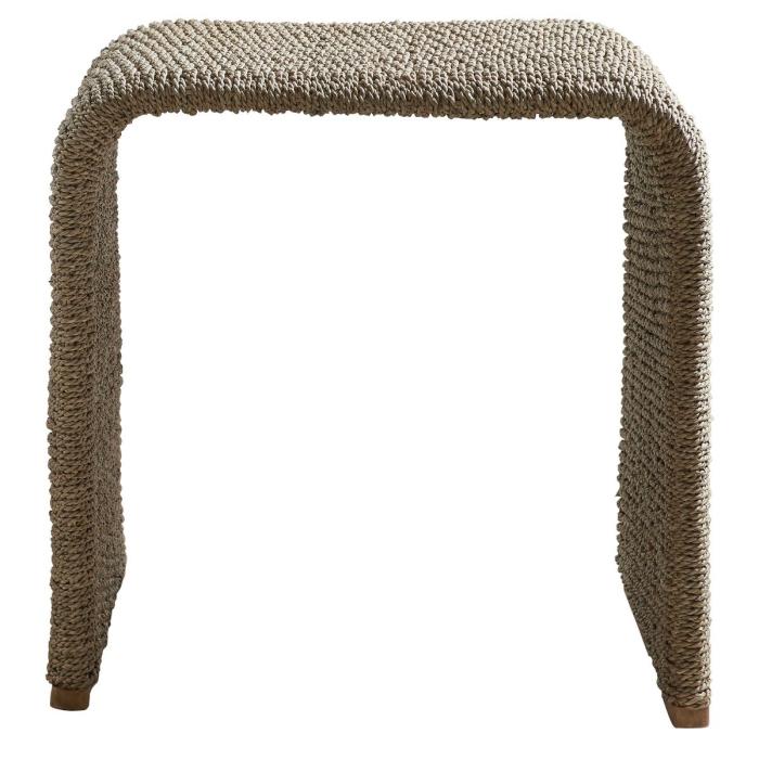 Uttermost  Calabria Woven Seagrass End Table 1