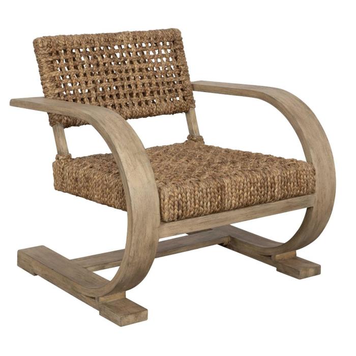 Uttermost Rehema Driftwood Accent Chair 1