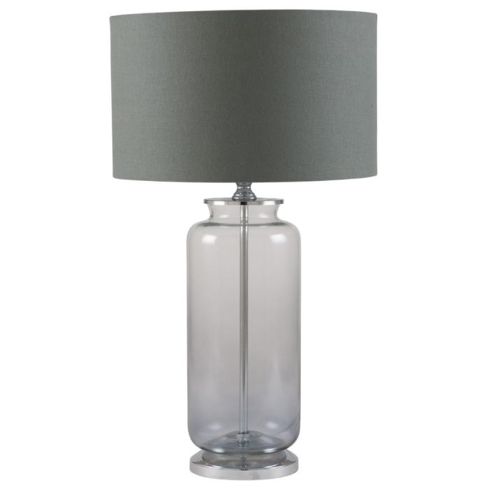 Pacific Lifestyle Grey Glass Ombre Table Lamp 1
