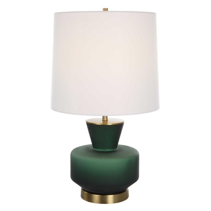 Uttermost Trentino Dark Emerald Green Table Lamp 1