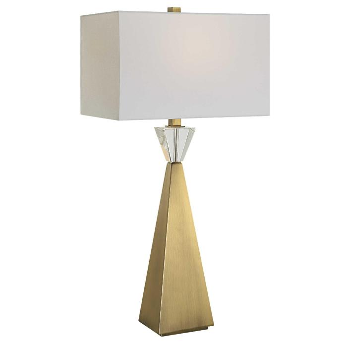 Uttermost Arete Modern Brass Table Lamp 1