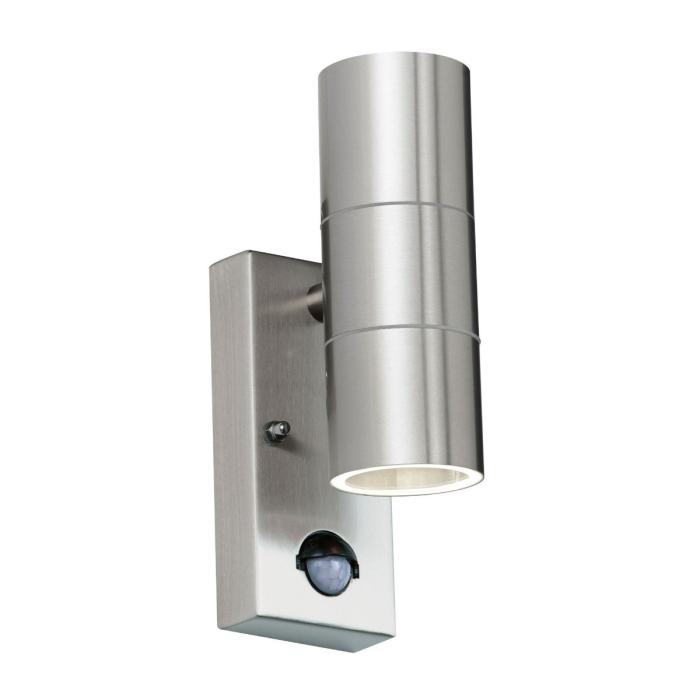 Keverne PIR Motion Sensor Double Outdoor Wall Light 1