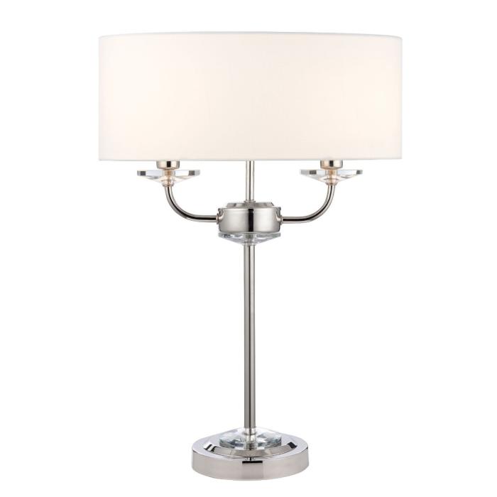 Holmes Table Lamp in Bright Nickel 1