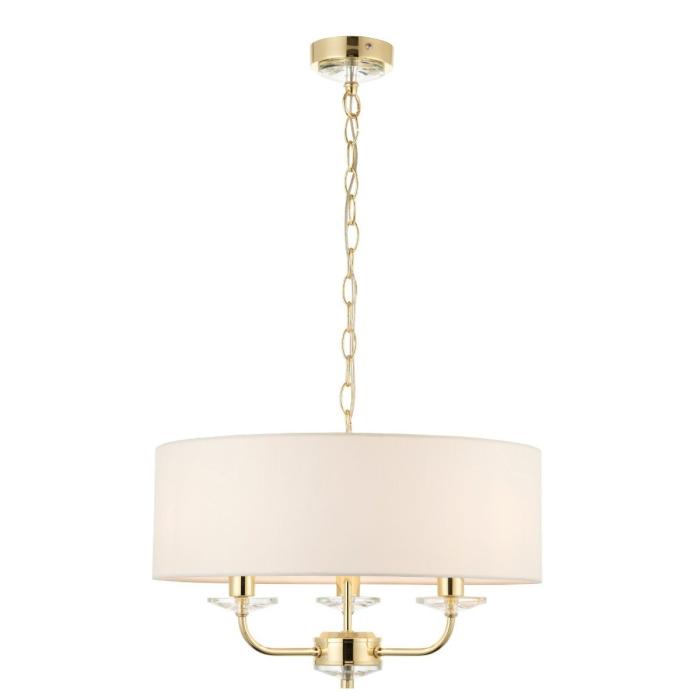 Holmes Small Pendant Light in Brass 1