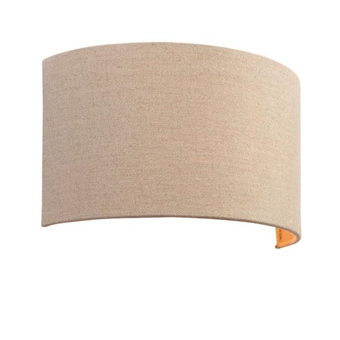 Marbury Wall Light in Natural Linen 1