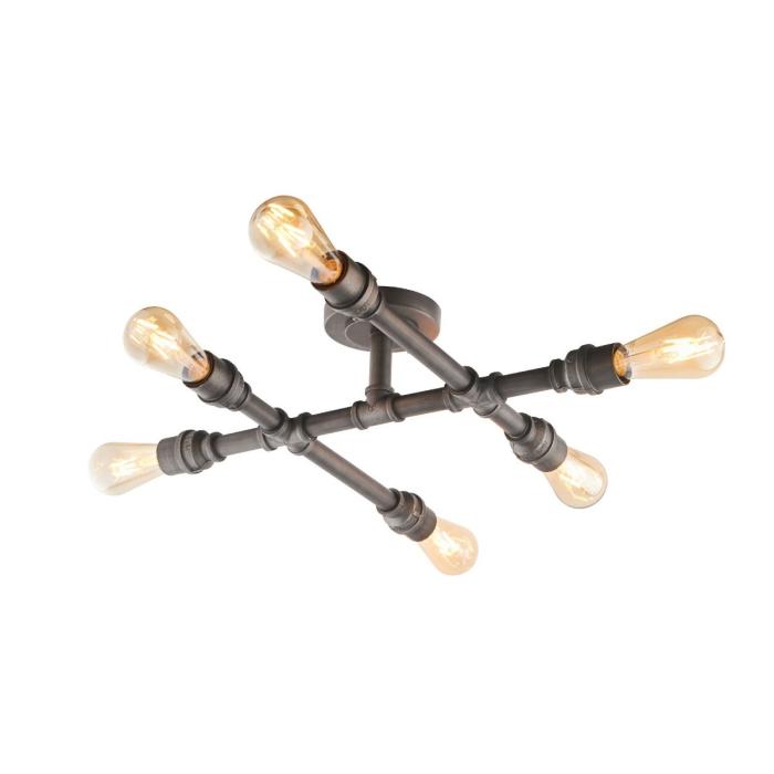 Pavilion Chic Industrial Pipe Ceiling Light 1