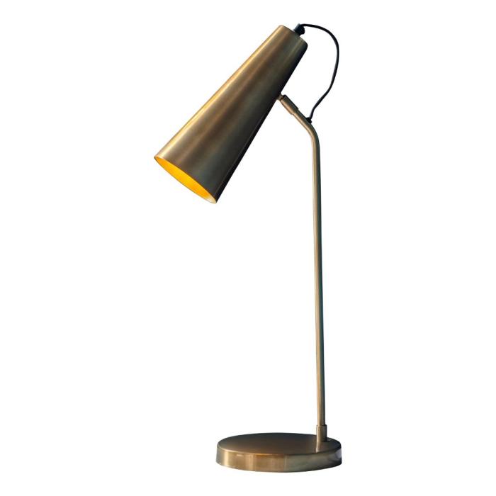 Pavilion Chic Desk Lamp Abenhall in Gold 1