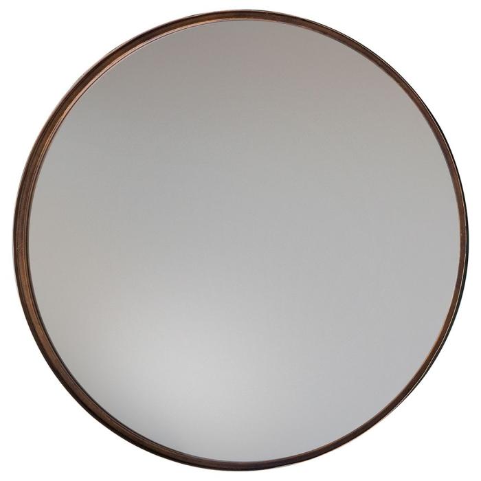 Pavilion Chic Rowell Bronze Round Wall Mirror Set of 2 - Large 1