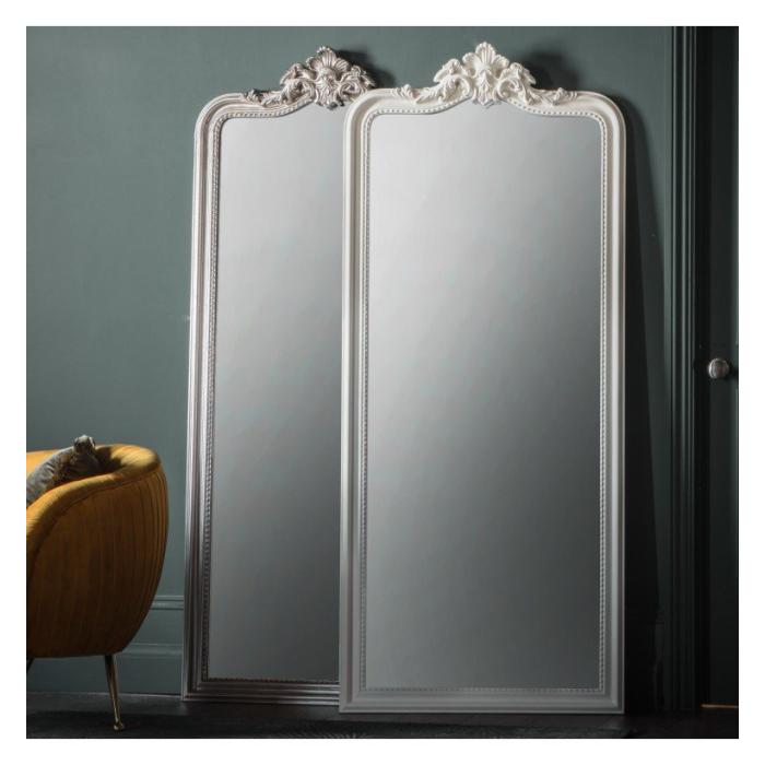 Pavilion Chic Jessica French Style Full Length Mirror - White 1