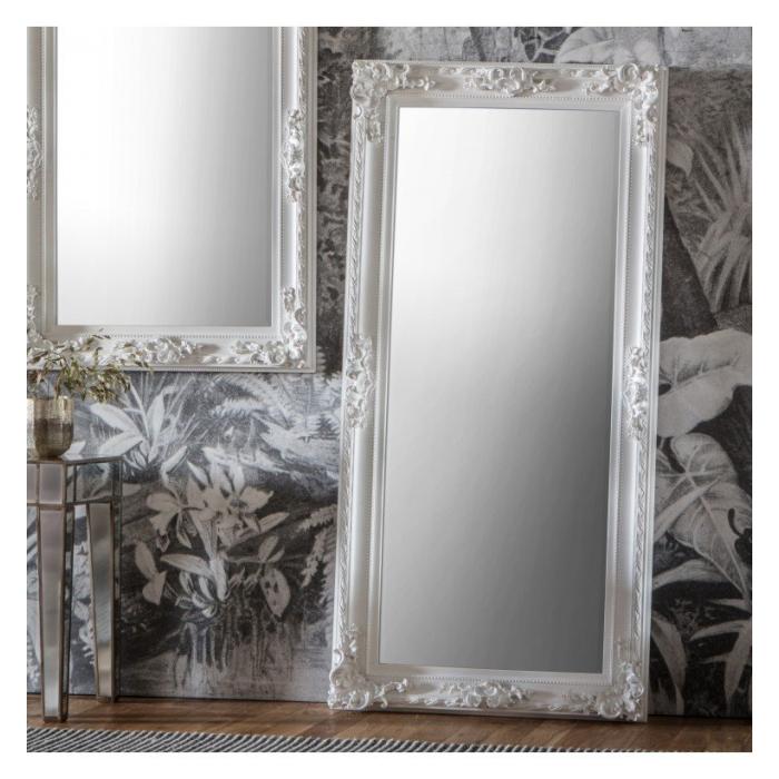 Pavilion Chic Lucy French Style Leaner Mirror - White 1
