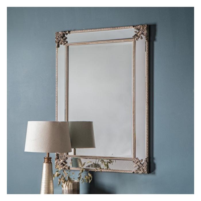 Pavilion Chic Jean Large Ornate Wall Mirror - Champagne 1