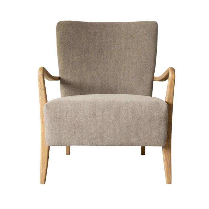Pavilion Chic Keats Armchair in Charcoal 1